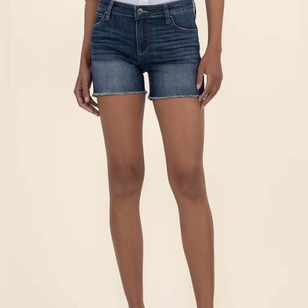 Kut from the Kloth Dark Blue Jean Shorts